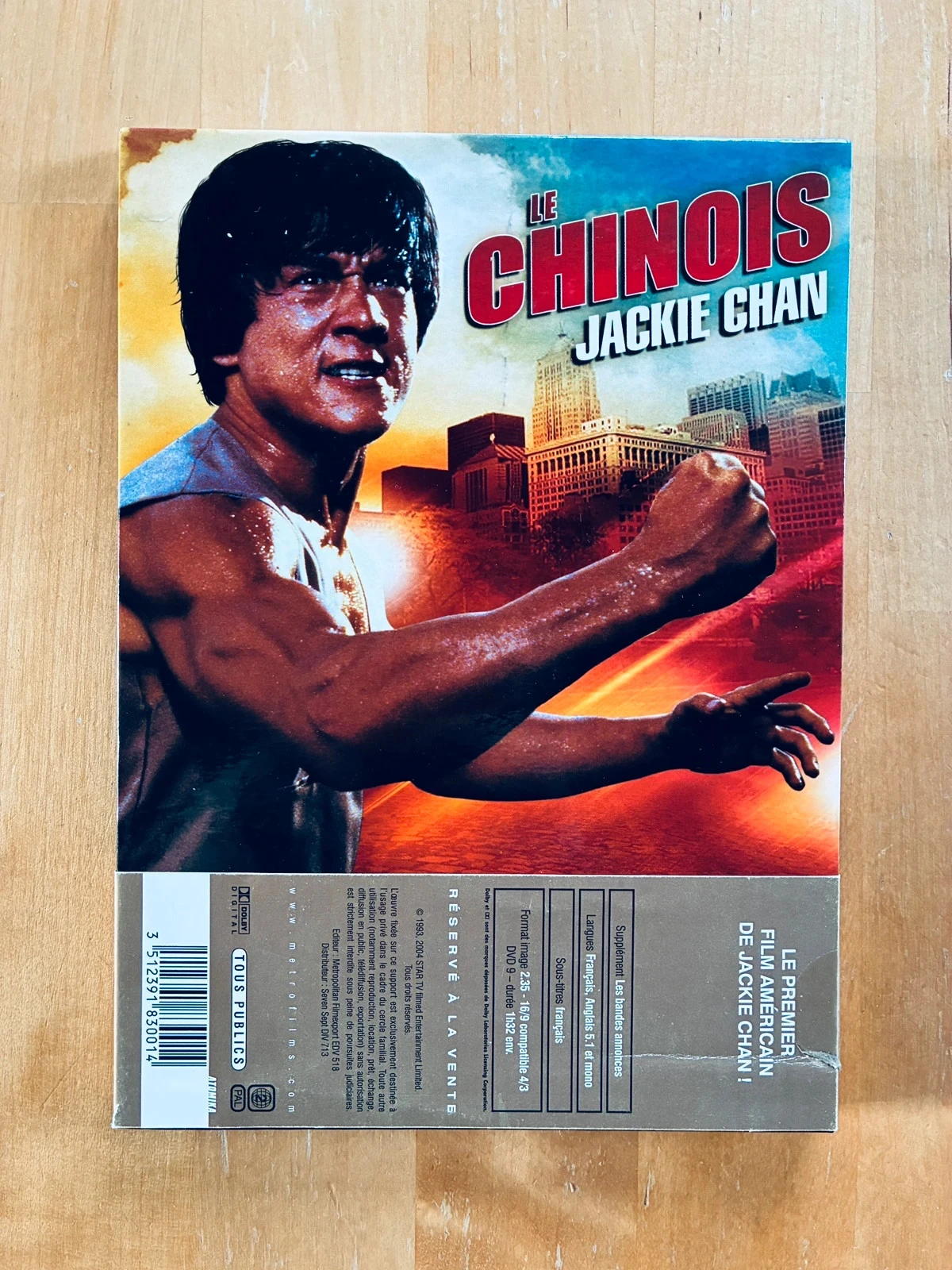 Longbox DVD Le Chinois Jackie Chan. – photo 2